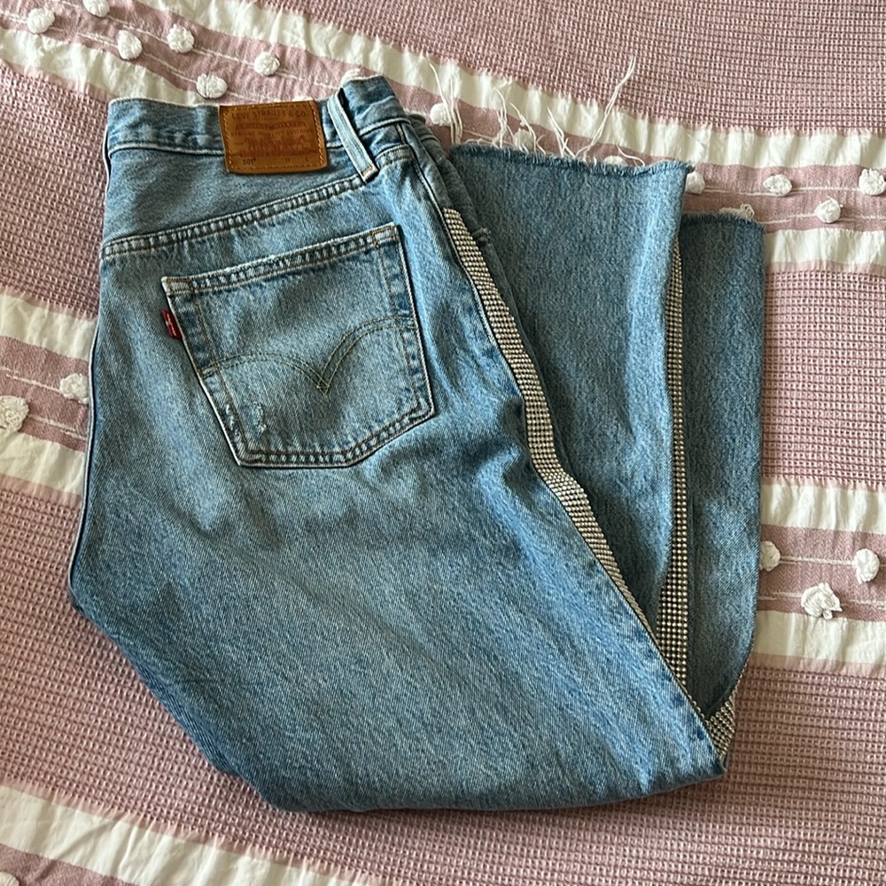Levi’s with gems on side